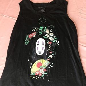 Studio Ghibli Spirited Away Over Sized Tank-top